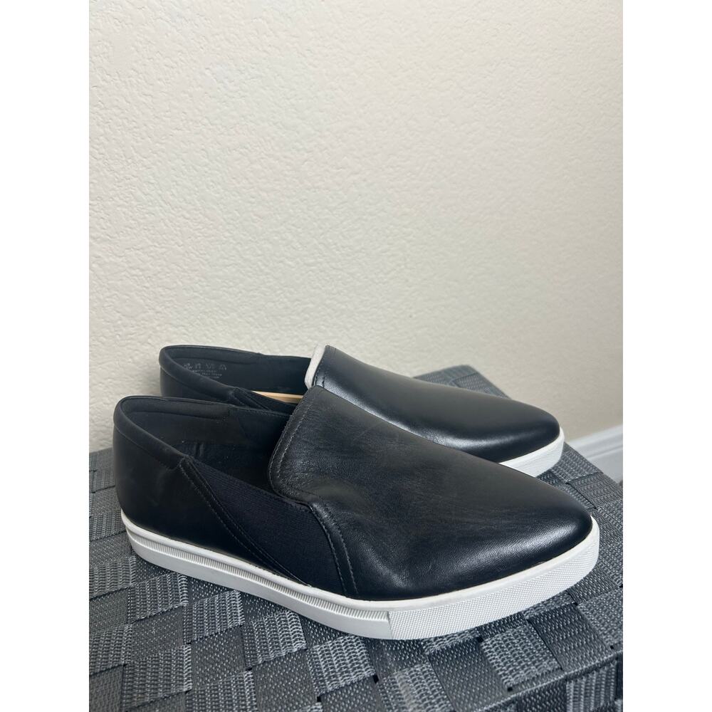 NEW 27 Edit Naturalizer Tyra Slip On Women's Size 7.5 Black Leather Shoes Office - Picture 13 of 13